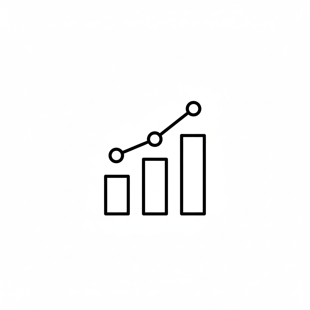 Growth chart icon